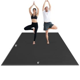 Exercise Mat, Non Slip High Density Premium Yoga Mat, Exercise Yoga Mat for Men & Women, Fitness & Exercise Mat with Bag & Carry Strap