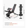 Weight Bench, 800lbs Adjustable Weight Bench Press for Full Body Workout, Exercise Sit up Bench for Home Gym Strength Training
