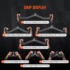 LAT Pulldown Attachments, Cable Machine Rowing T-bar V-bar 7 Set, Tricep Pull Down Bar, Back Strength Training Rubber Coated Handle Grip