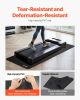 Foldable Walking Pad Treadmill Mat, 1/4" Thick, 24" x 68" Exercise Equipment Mat for Elliptical on Carpet Hardwood Floor