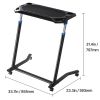 Cycling Desk, Mobile Foldable Multi-Functional Bike Trainer & Treadmill Desk with Lockable Wheels