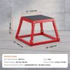 Plyometric Jump Box, 12 Inch Plyo Box, Steel Plyometric Platform and Jumping Agility Box, Anti-Slip Fitness Exercise Step Up Box for Home Gym Training