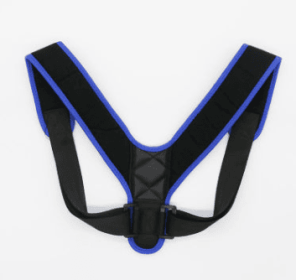 Medical Clavicle Posture Corrector Lower Back Correction Strap (Option: Blue-M)