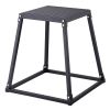 Plyometric Jump Boxes, 12/18/24 Inch Plyo Box, Platform and Jumping Agility Box, Anti-Slip Fitness Exercise Step Up Box Set for Home Gym Training