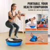 Half Exercise Ball Trainer, 23 inch Balance Ball Trainer, 660lbs Capacity Stability Ball, Yoga Ball with Resistance Bands & Foot Pump